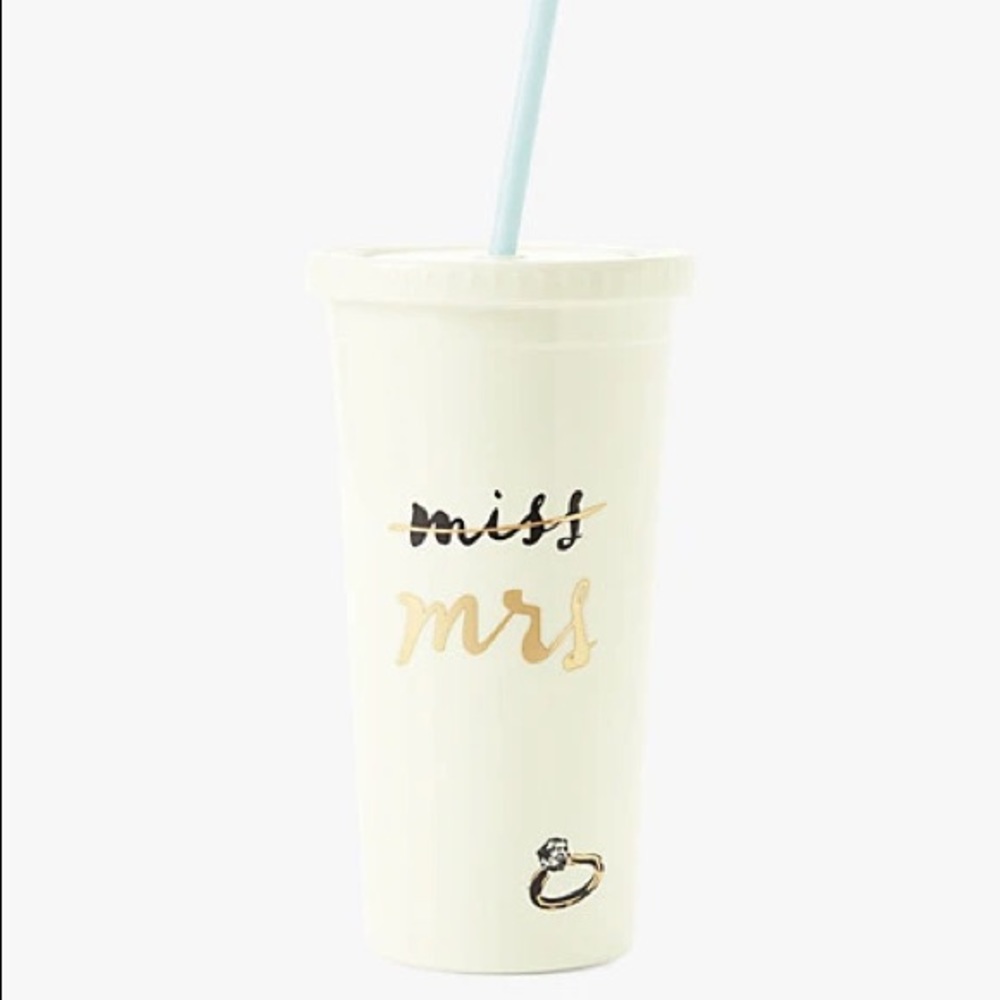 Kate Spade “Miss to Mrs.” Insulated Tumbler - 20oz
